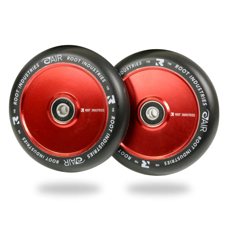 root-industries-air-110mm-stunt-scooter-rollen-schwarz-rot image 1