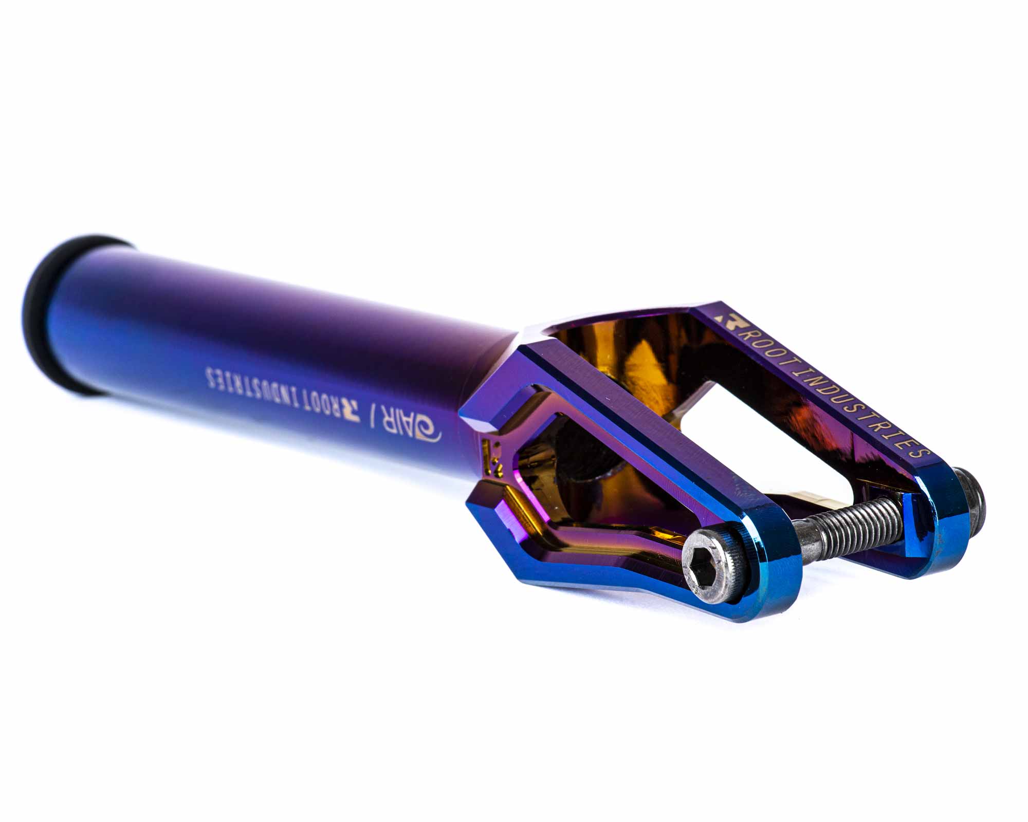 root-industries-air-scs-hic-fork-scooter-gabel-blu-ray image 2
