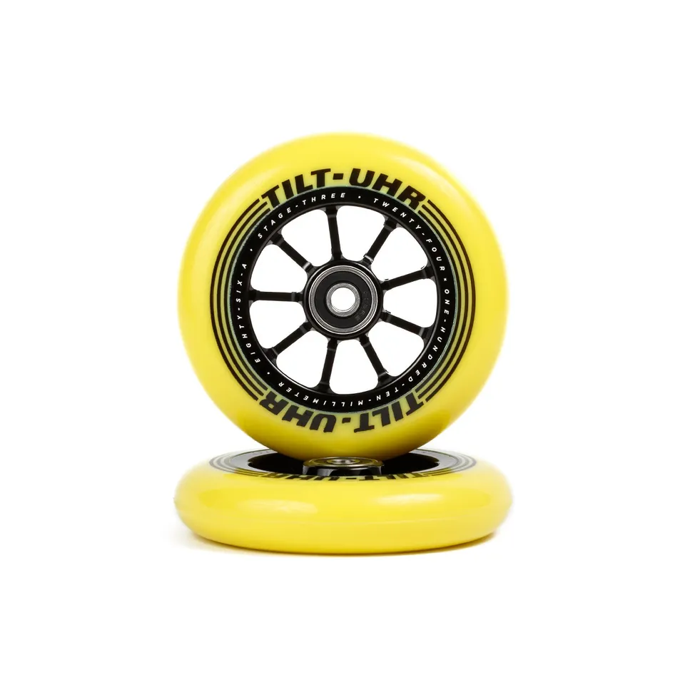 tilt-uhr-wheels-scooter-rollen-gelb-24x110mm-86a image 1