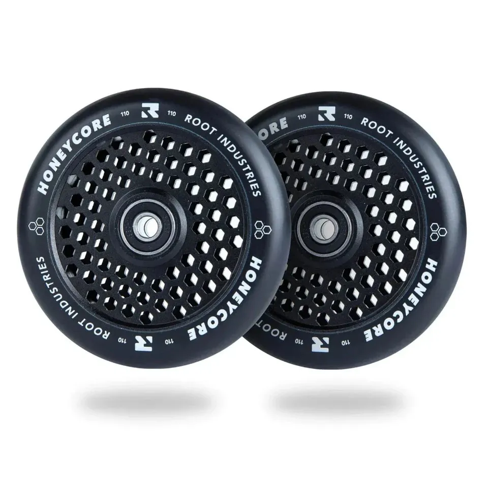 root-industries-honeycore-stunt-rollen-110mm-black-black image 1