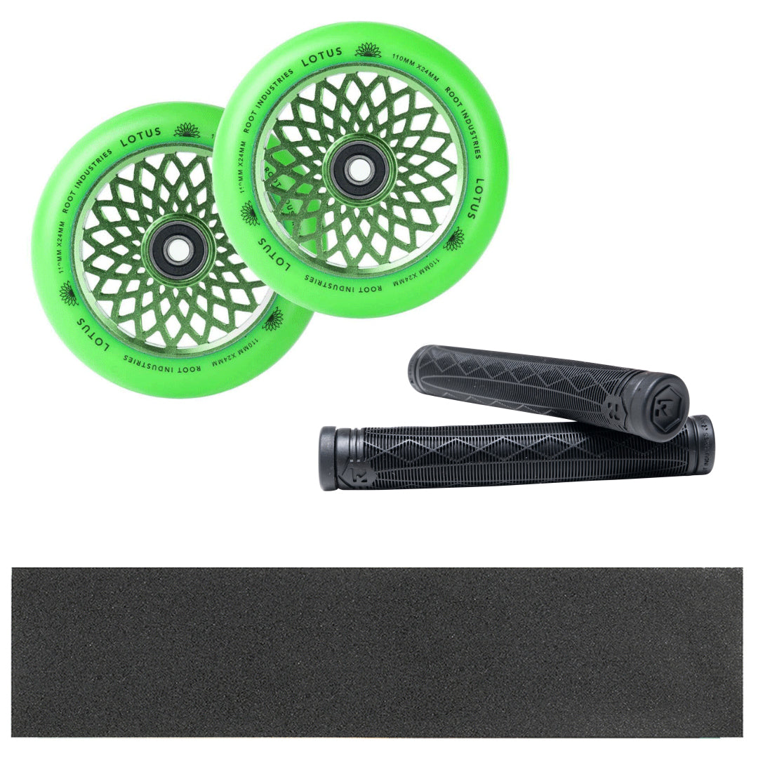 root-industries-lotus-upgrade-pack-110mm-green-rollen-set image 1