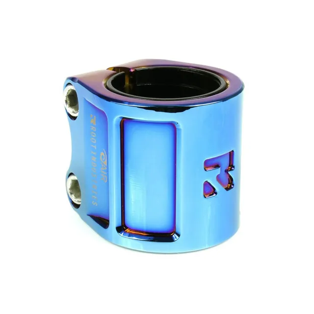 root-industries-air-double-clamp-blu-ray-stunt-scooter-klemme image 1