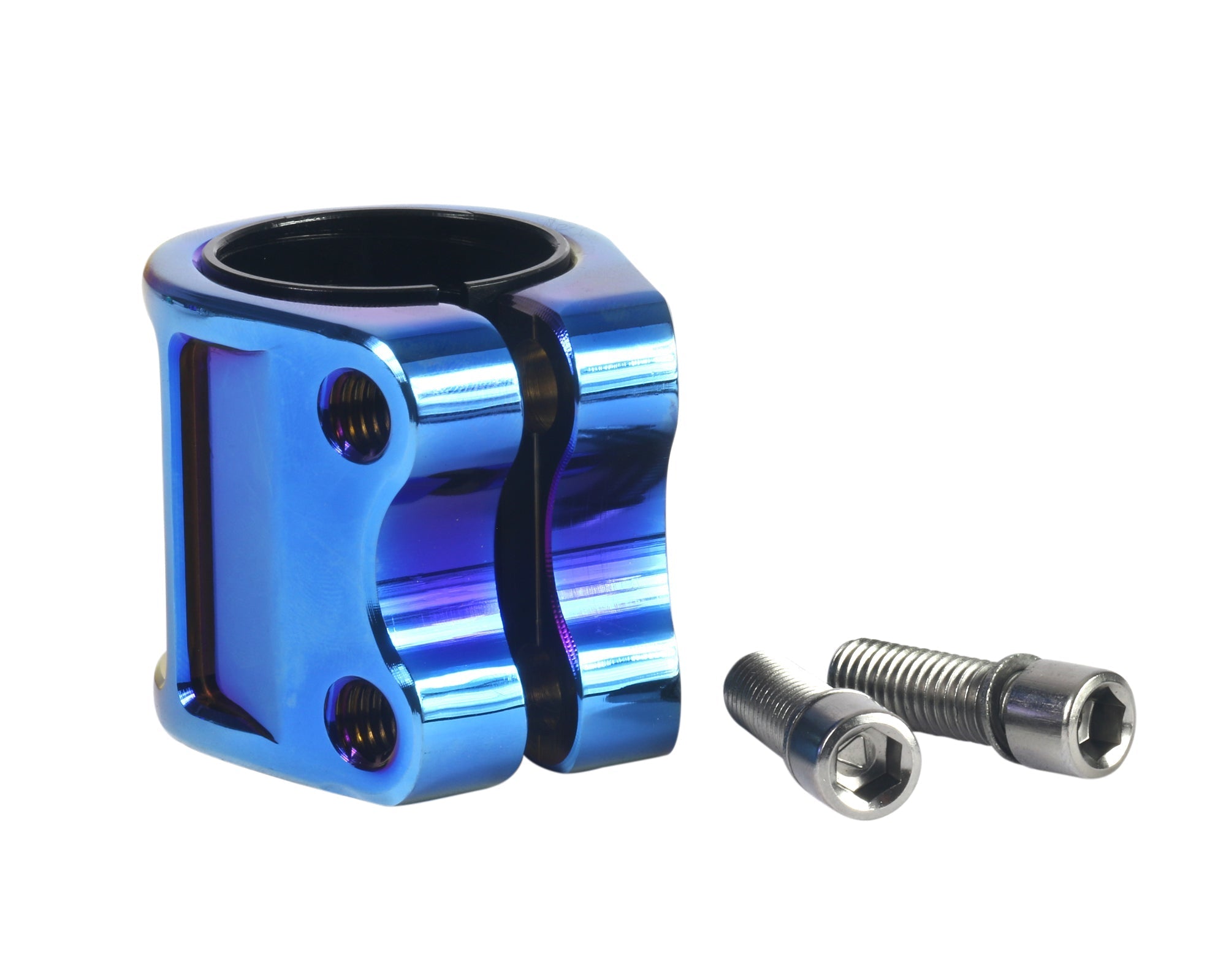 root-industries-air-double-clamp-blu-ray-stunt-scooter-klemme image 3