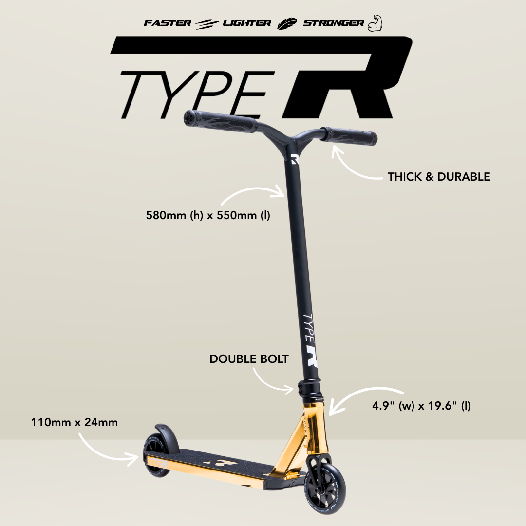 root-industries-type-r-pro-scooter-stunt-scooter-gold-rush image 3
