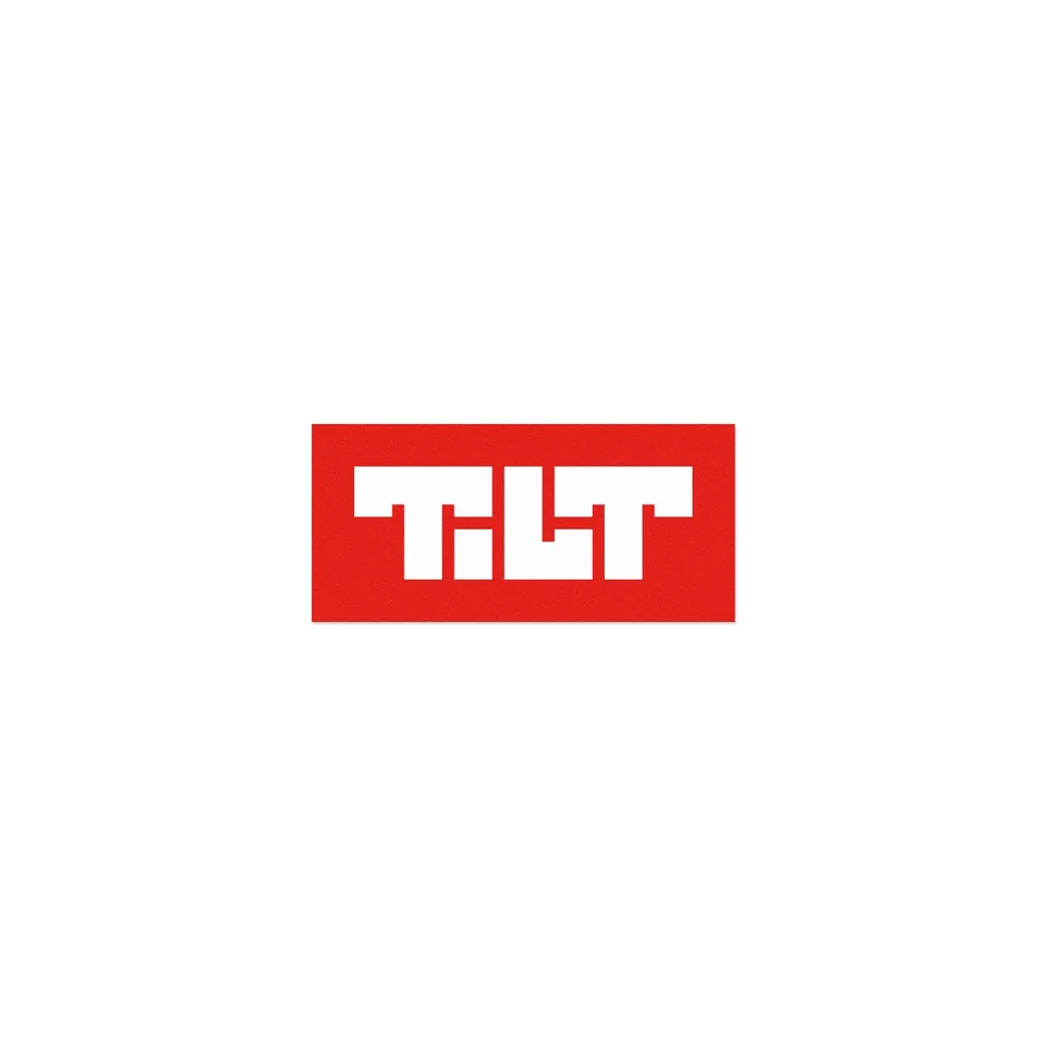 tilt-stage-iii-block-logo-shop-sticker-rot-vinyl-76mm image 1