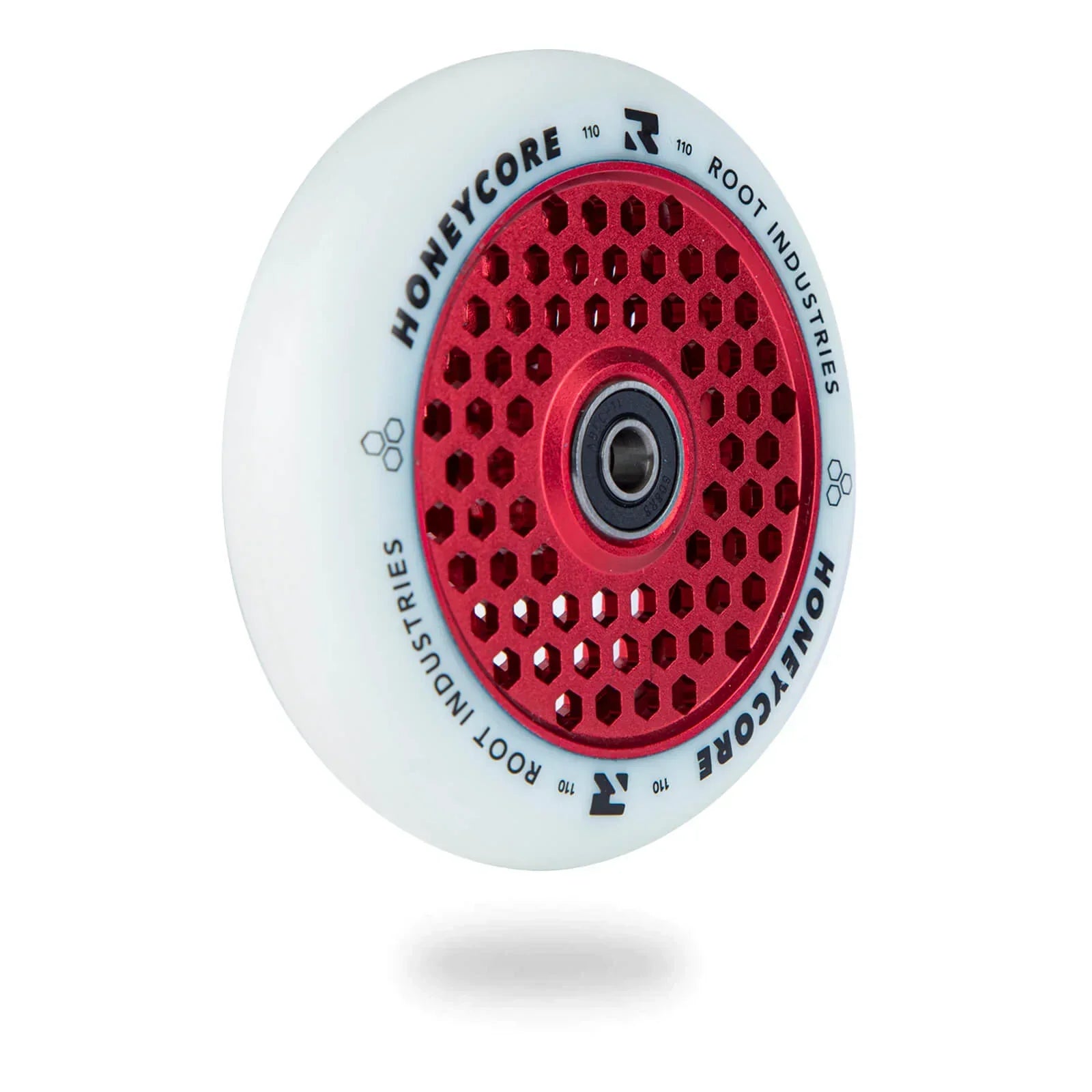 root-industries-honeycore-110mm-stunt-scooter-rollen-wei-rot image 2