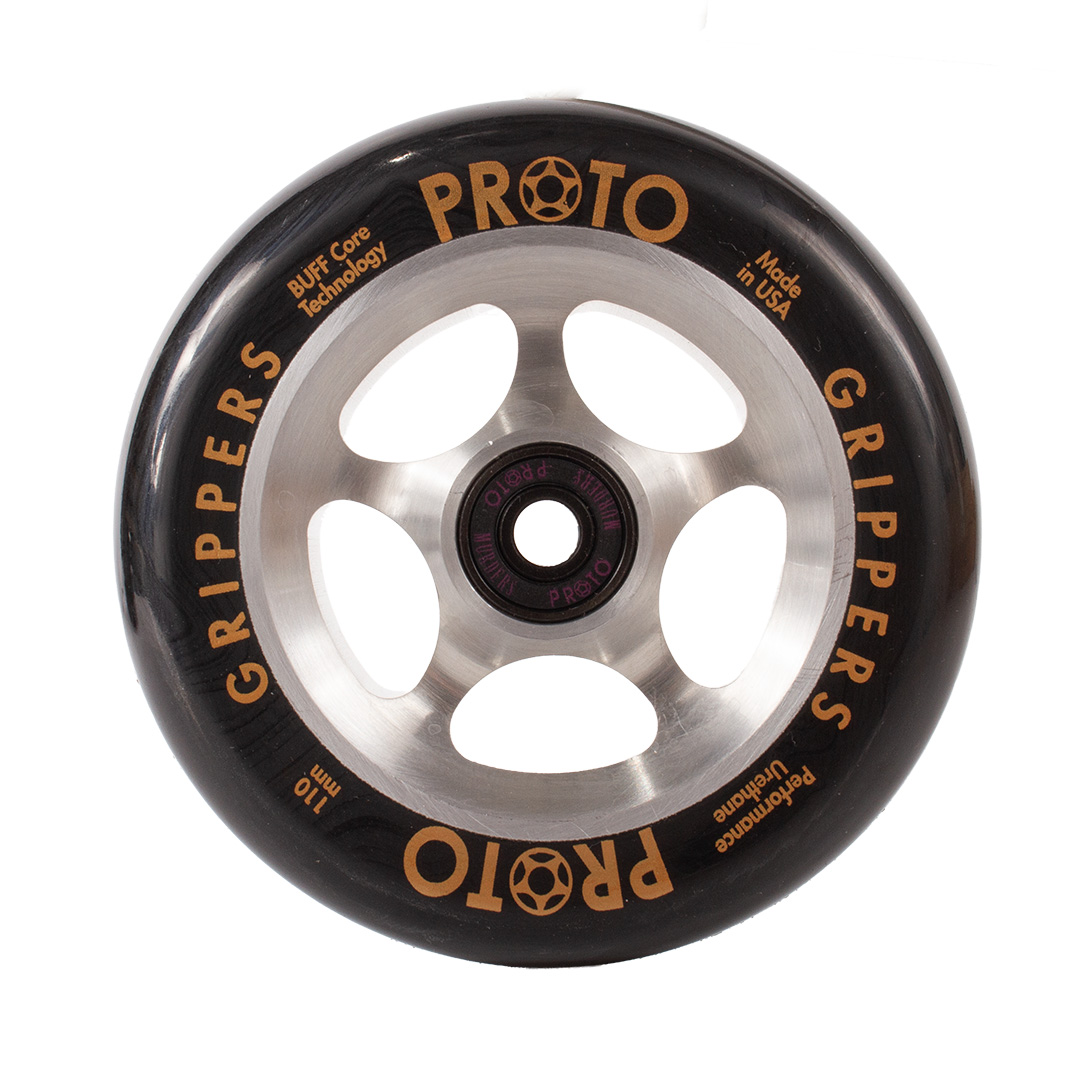 proto-grippers-classic-scooter-rollen-110mm-black-raw image 1