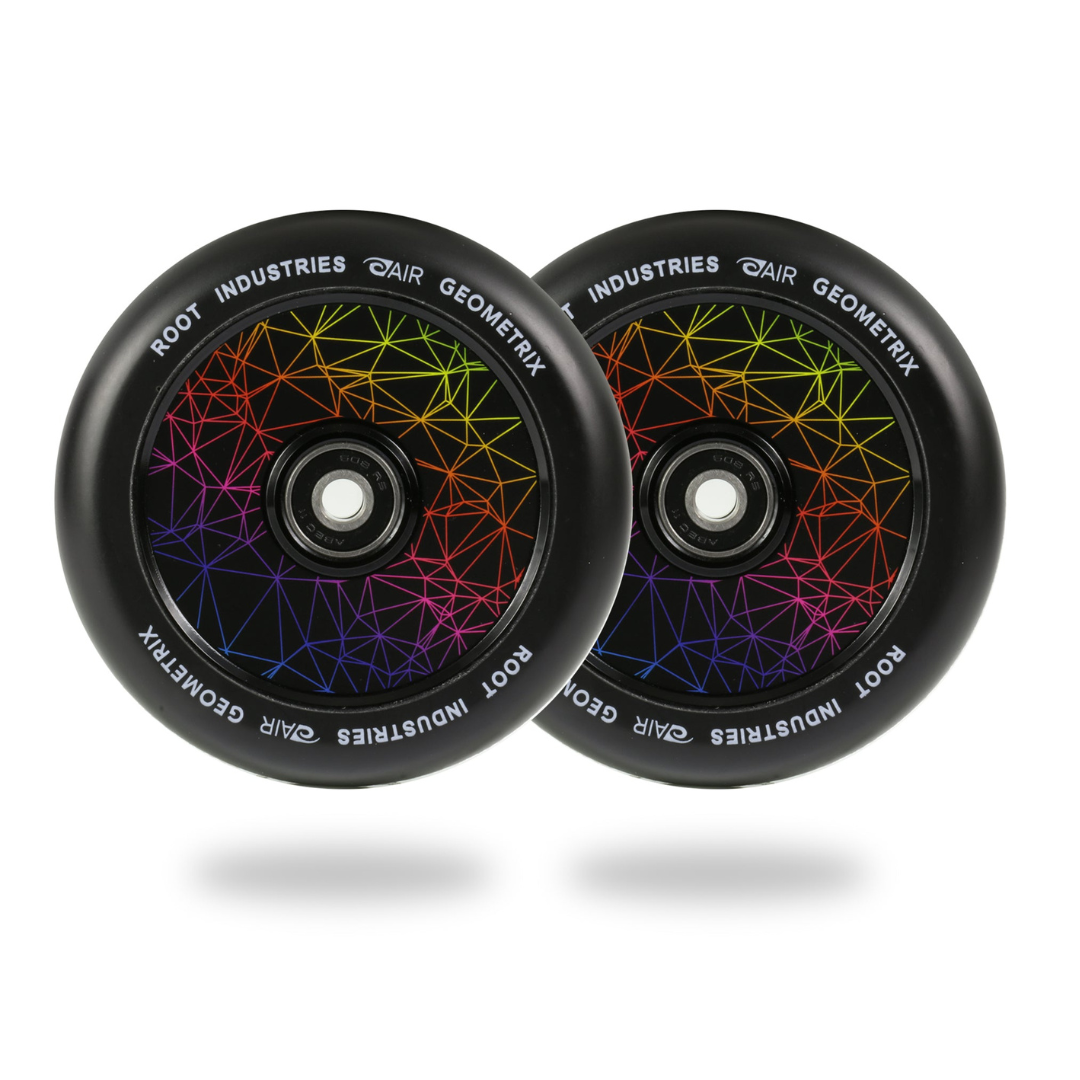 root-industries-air-110mm-rollen-black-geometrix-paar image 1
