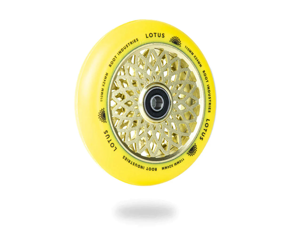 root-industries-lotus-110mm-rollen-yellow-gold image 2