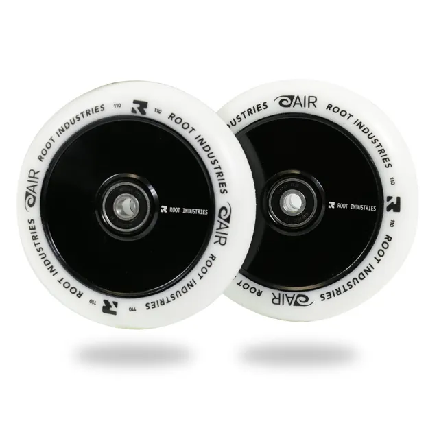 root-industries-air-110mm-scooter-rollen-white-black-abec-11 image 1
