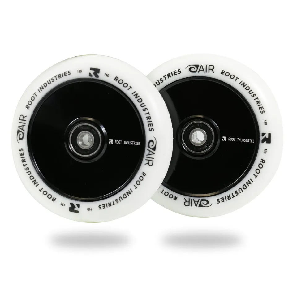root-industries-air-110mm-scooter-rollen-white-black-abec-11 image 1