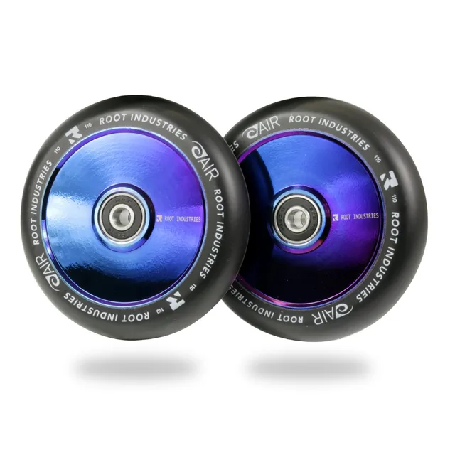 root-industries-air-110mm-stunt-scooter-rollen-schwarz-blu-ray image 1