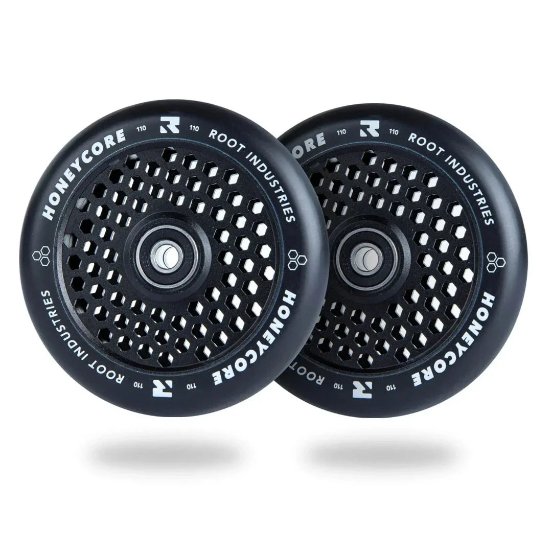 root-industries-honeycore-stunt-rollen-110mm-black-black image 1