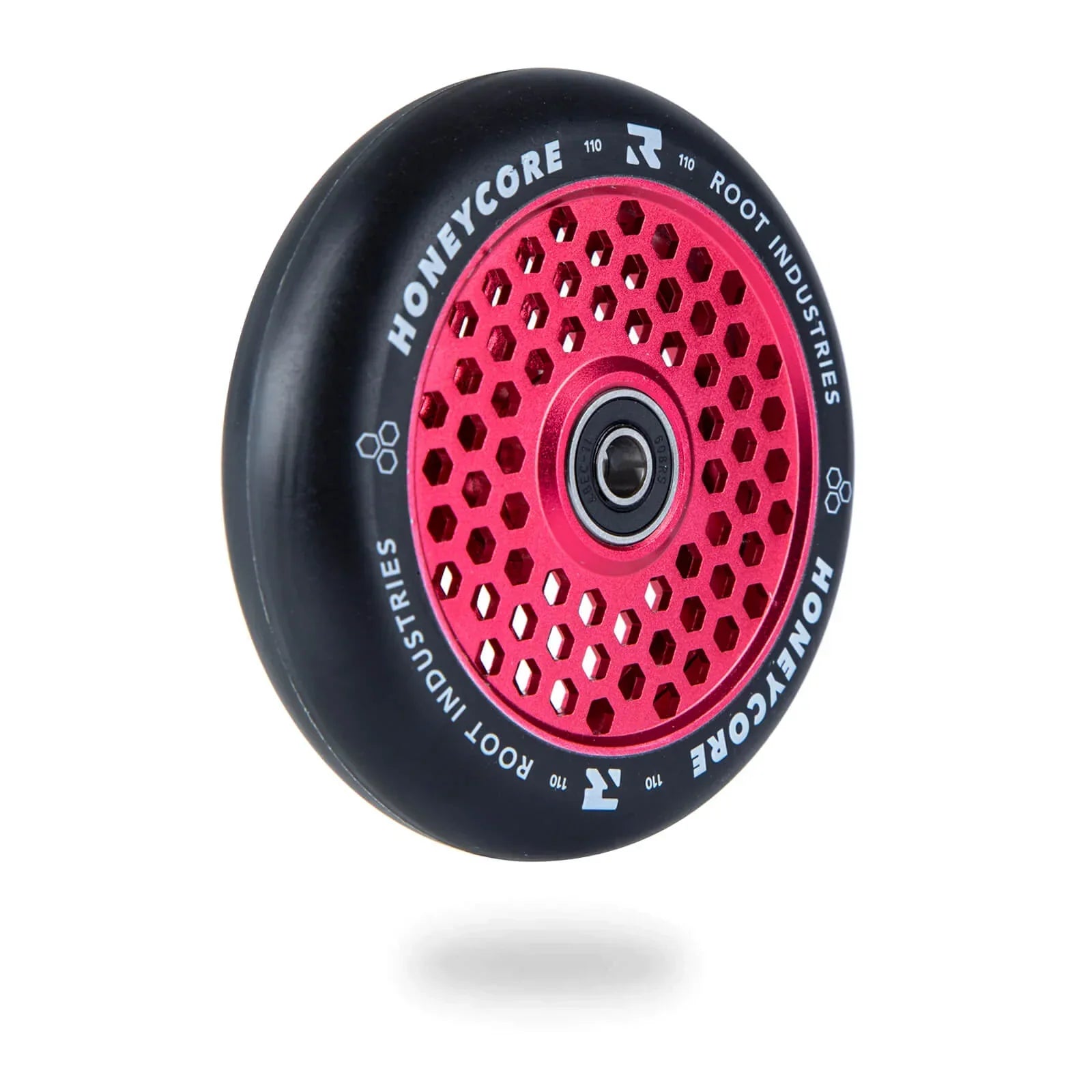 root-industries-honeycore-110mm-rollen-schwarz-rot-abec11 image 2