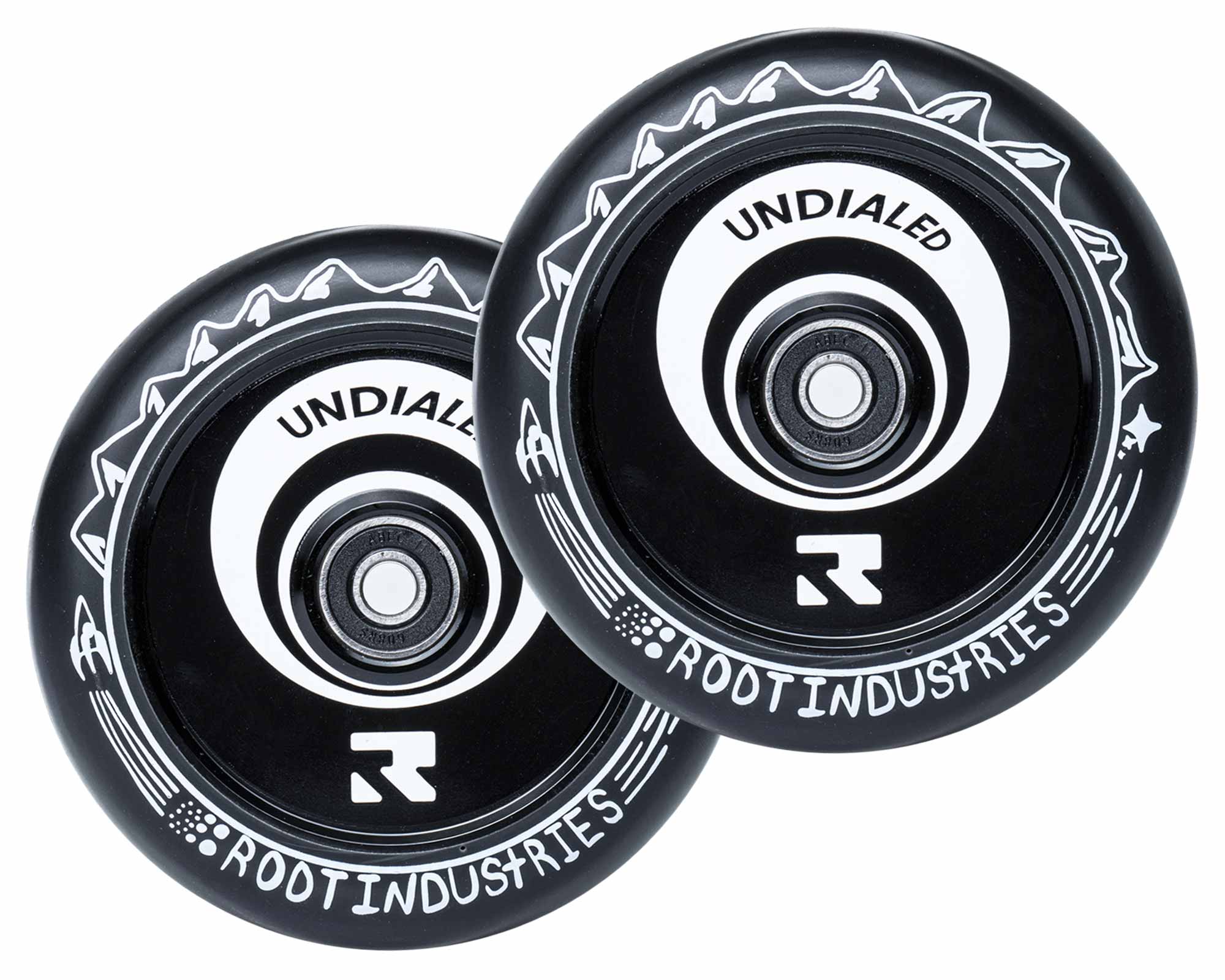 root-industries-air-110mm-stunt-scooter-rollen-wei-schwarz image 1