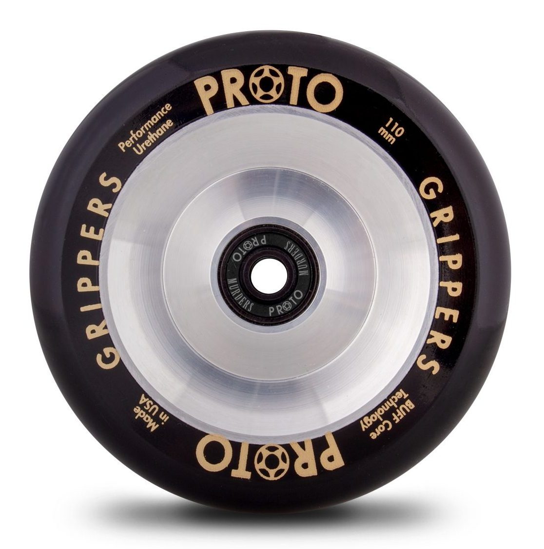 proto-grippers-classic-full-core-rollen-110mm-black-raw image 1