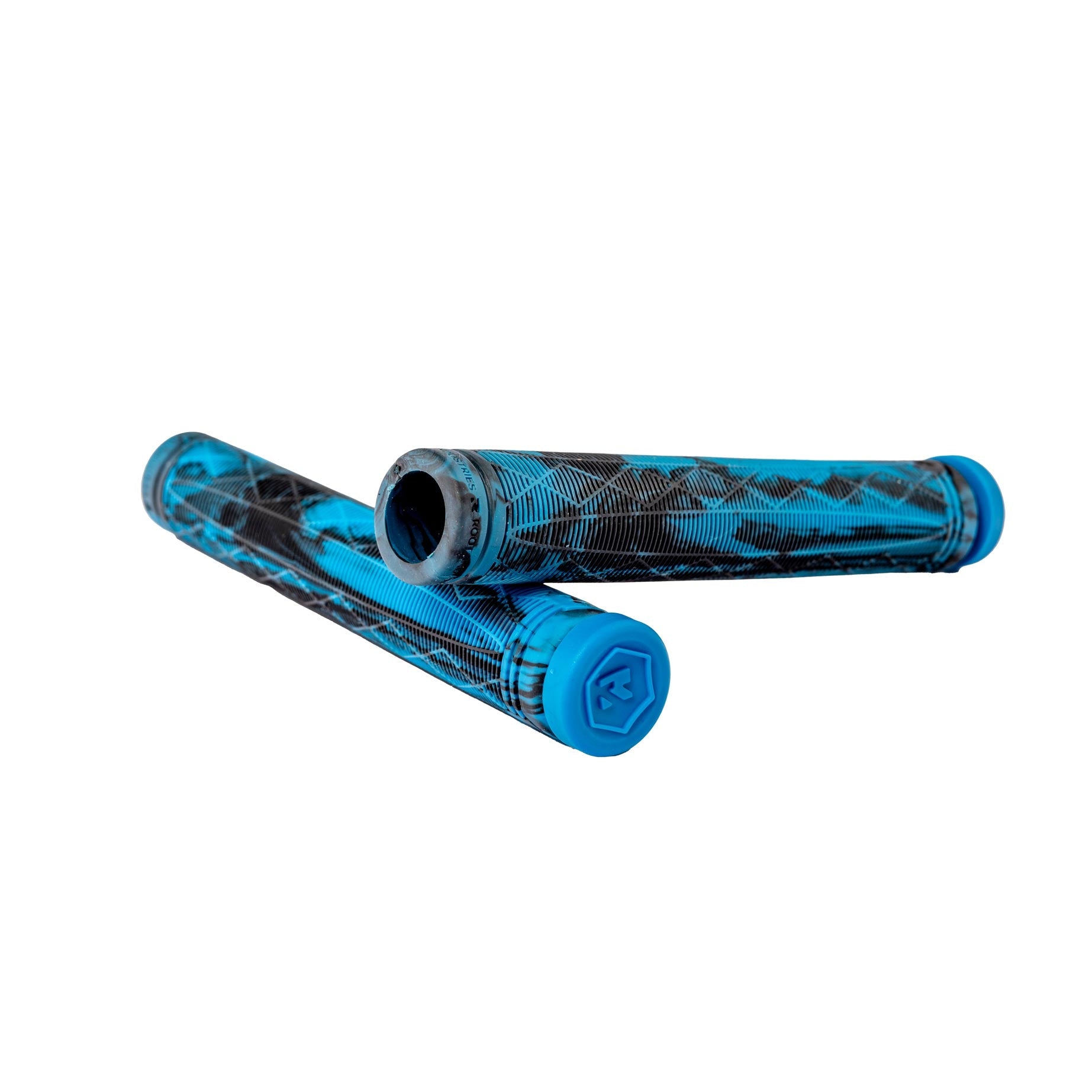 root-industries-fractal-griffe-stunt-scooter-blau-schwarz image 1