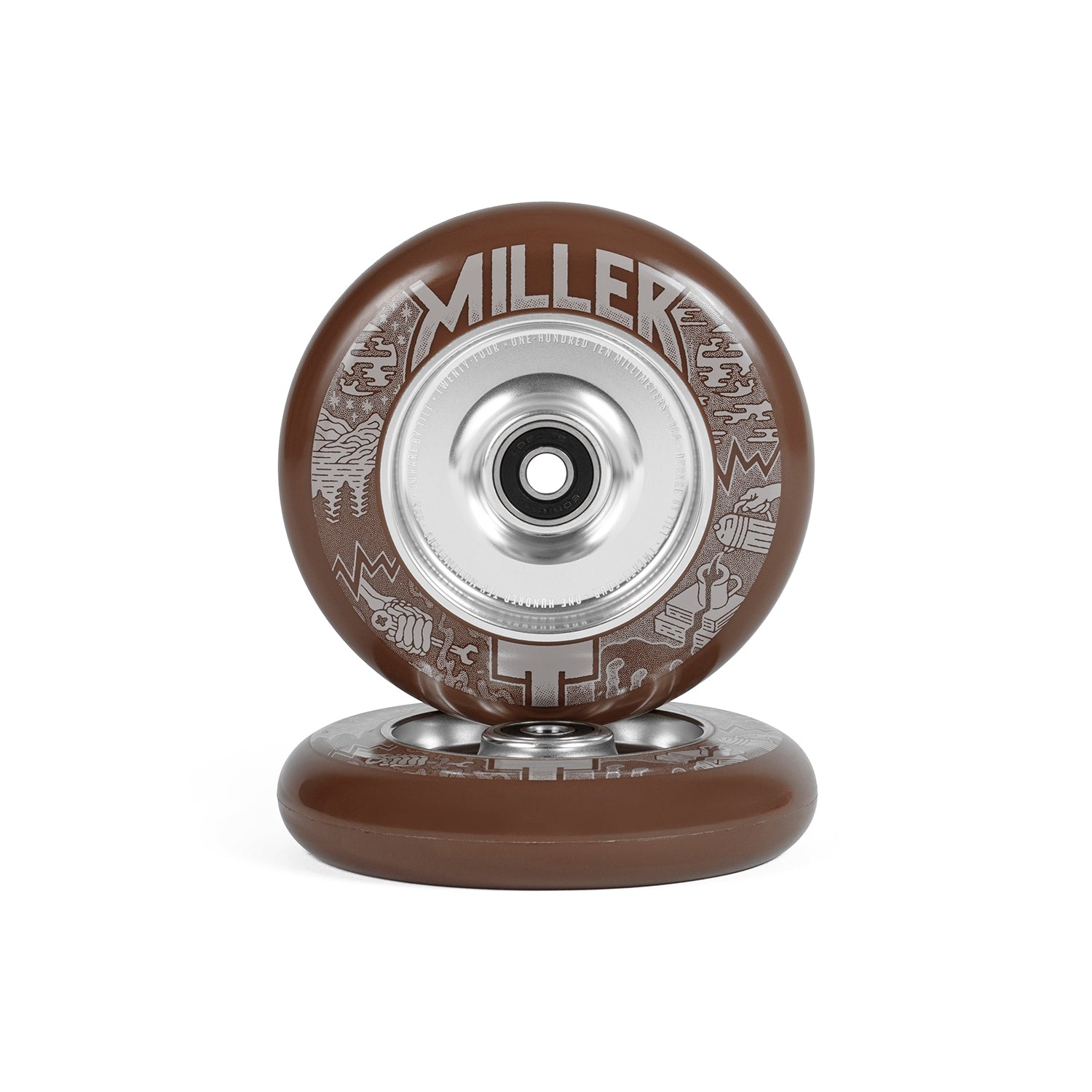 tilt-miller-wheels-coffee-24x110-scooter-rollen image 1