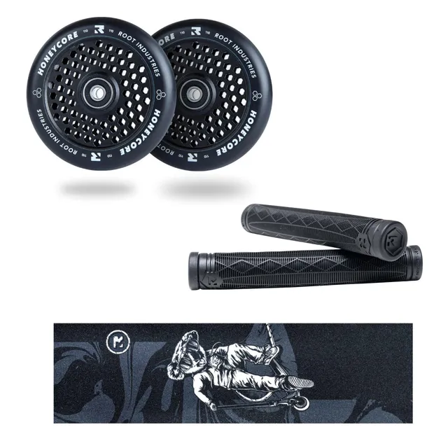 root-industries-honeycore-110mm-upgrade-pack-black-stunt-scooter-set image 1