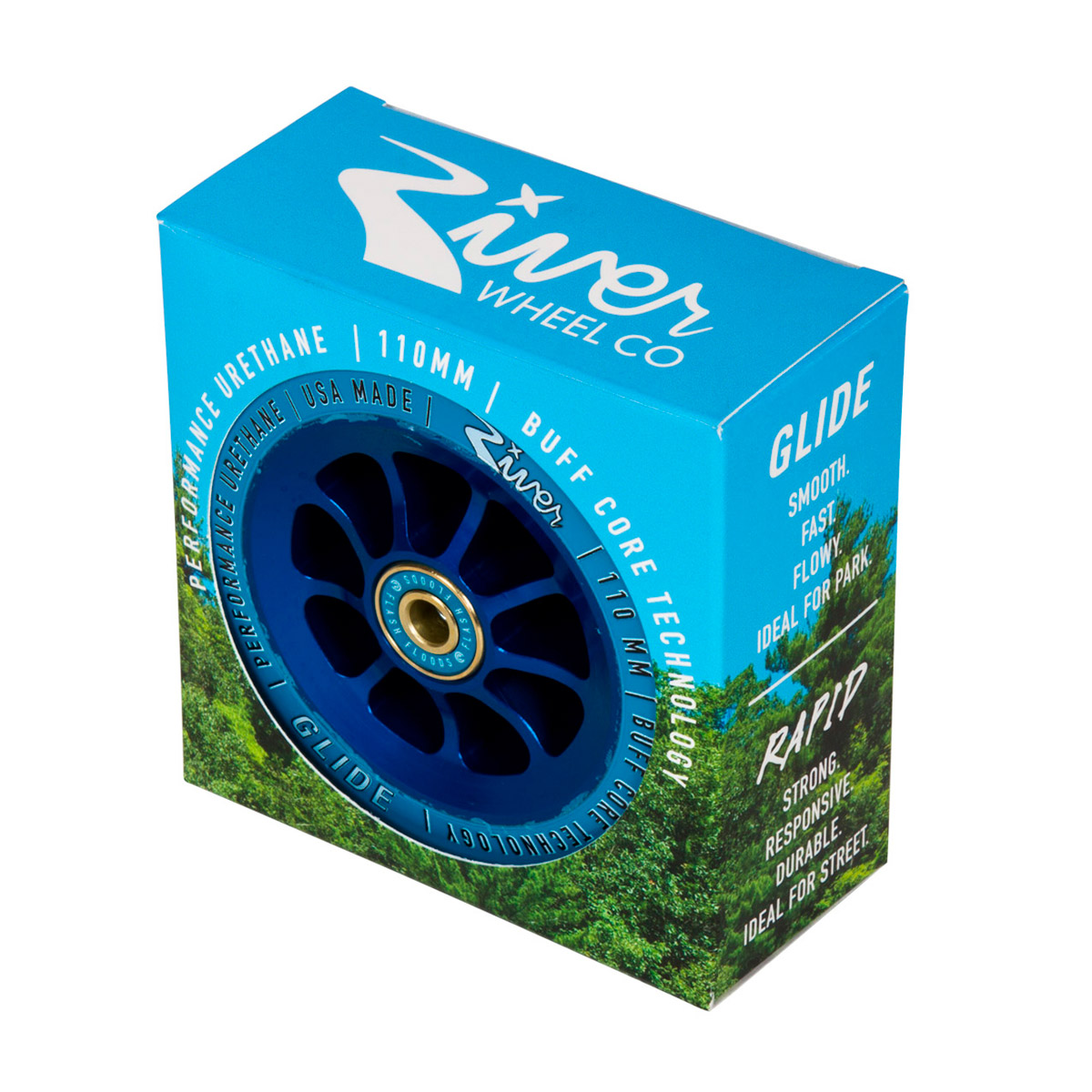 river-glides-sapphire-wheels-110mm-blau-stunt-scooter-rollen image 2