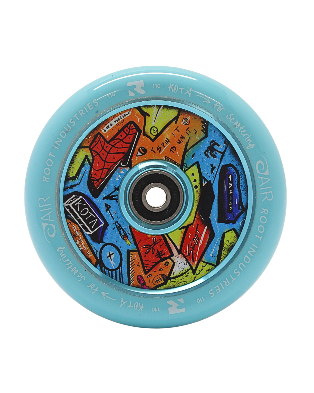 root-industries-air-110mm-kota-scooter-rollen-blau-limitiert image 3