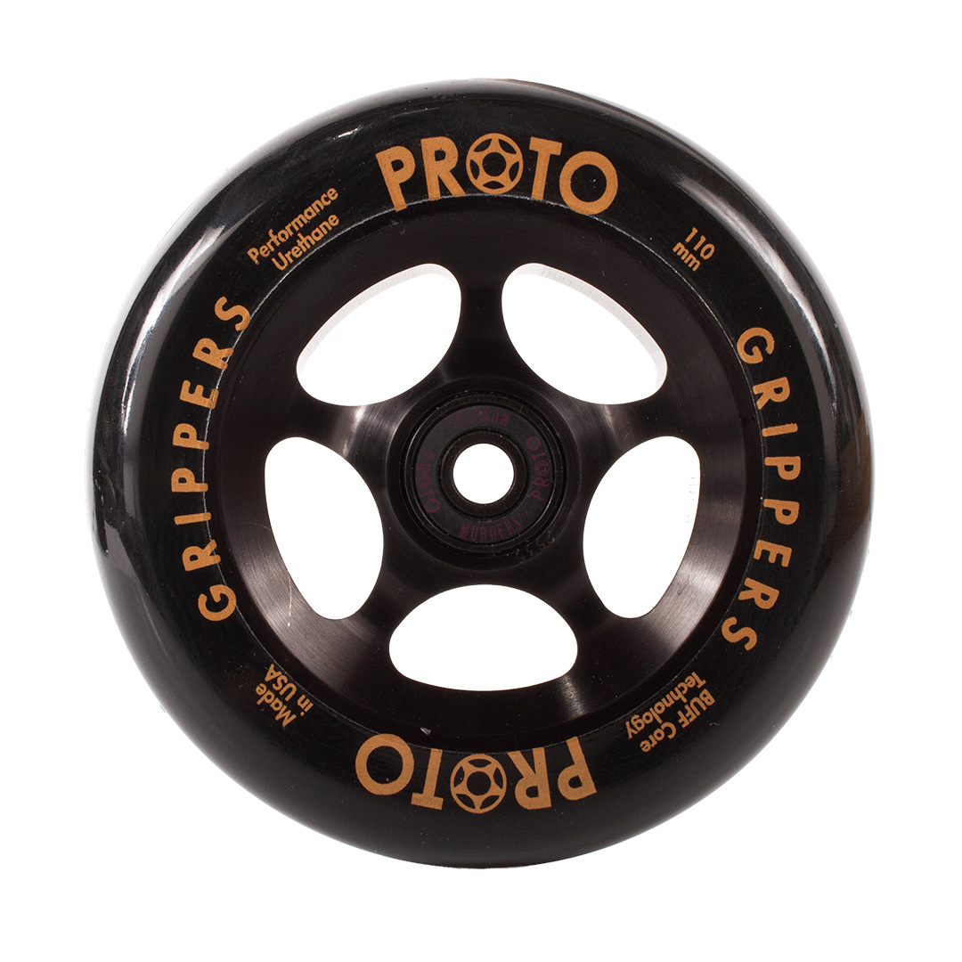 proto-grippers-classic-rollen-110mm-24mm-black-schwarz-paar image 1