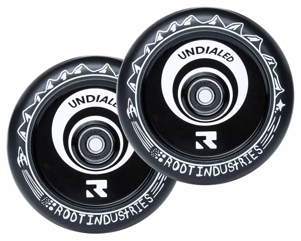 root-industries-air-110mm-stunt-scooter-rollen-wei-schwarz image 1