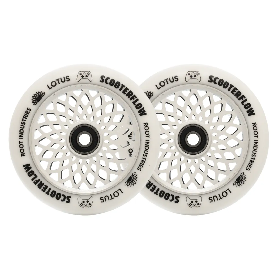 root-industries-lotus-110mm-wheels-white-white-scooterflow-rollen image 1