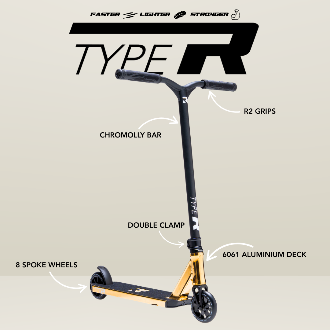 root-industries-type-r-pro-scooter-stunt-scooter-gold-rush image 4