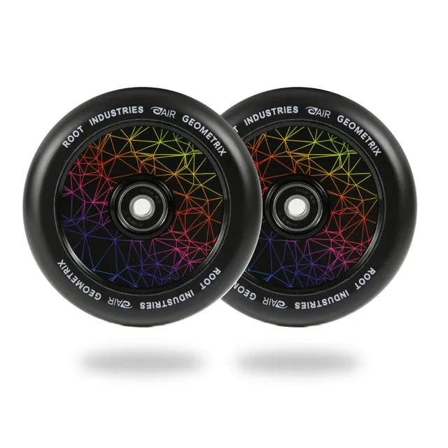 root-industries-air-110mm-rollen-black-geometrix-paar image 1
