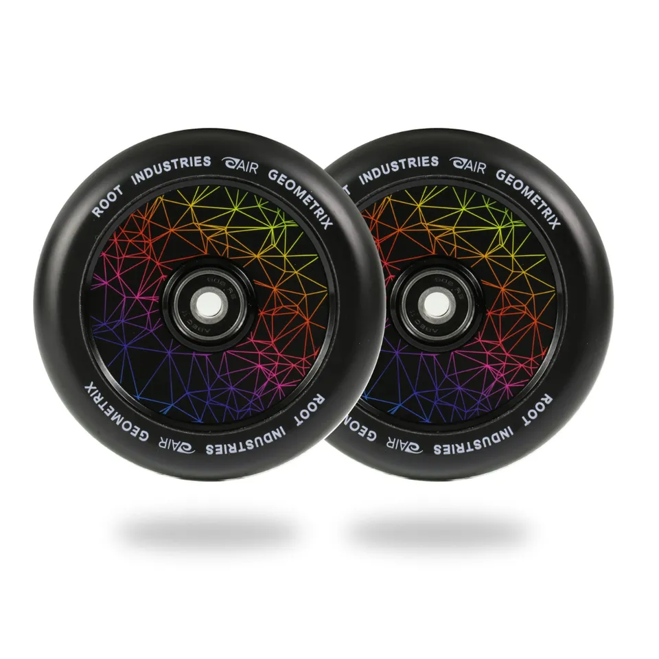 root-industries-air-110mm-rollen-black-geometrix-paar image 1