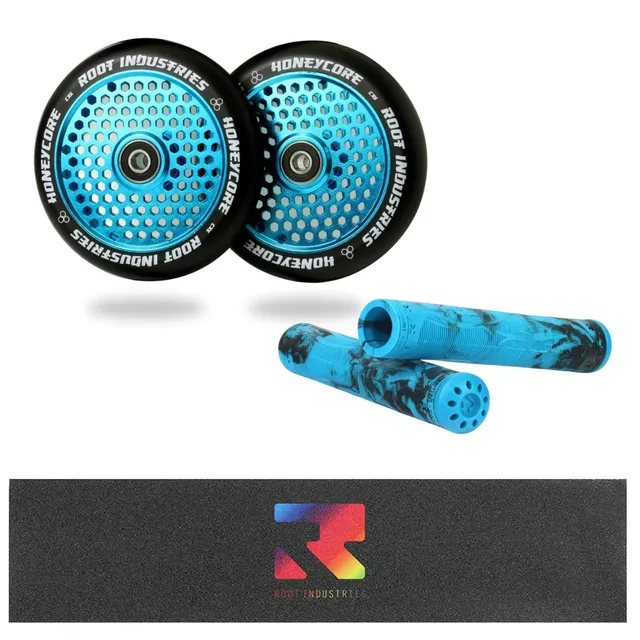 root-industries-honeycore-120mm-upgrade-pack-stunt-scooter-blau image 1