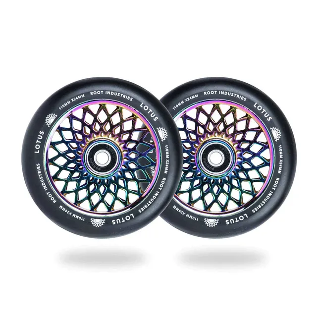 root-industries-lotus-110mm-scooter-rollen-black-rocket-fuel image 1