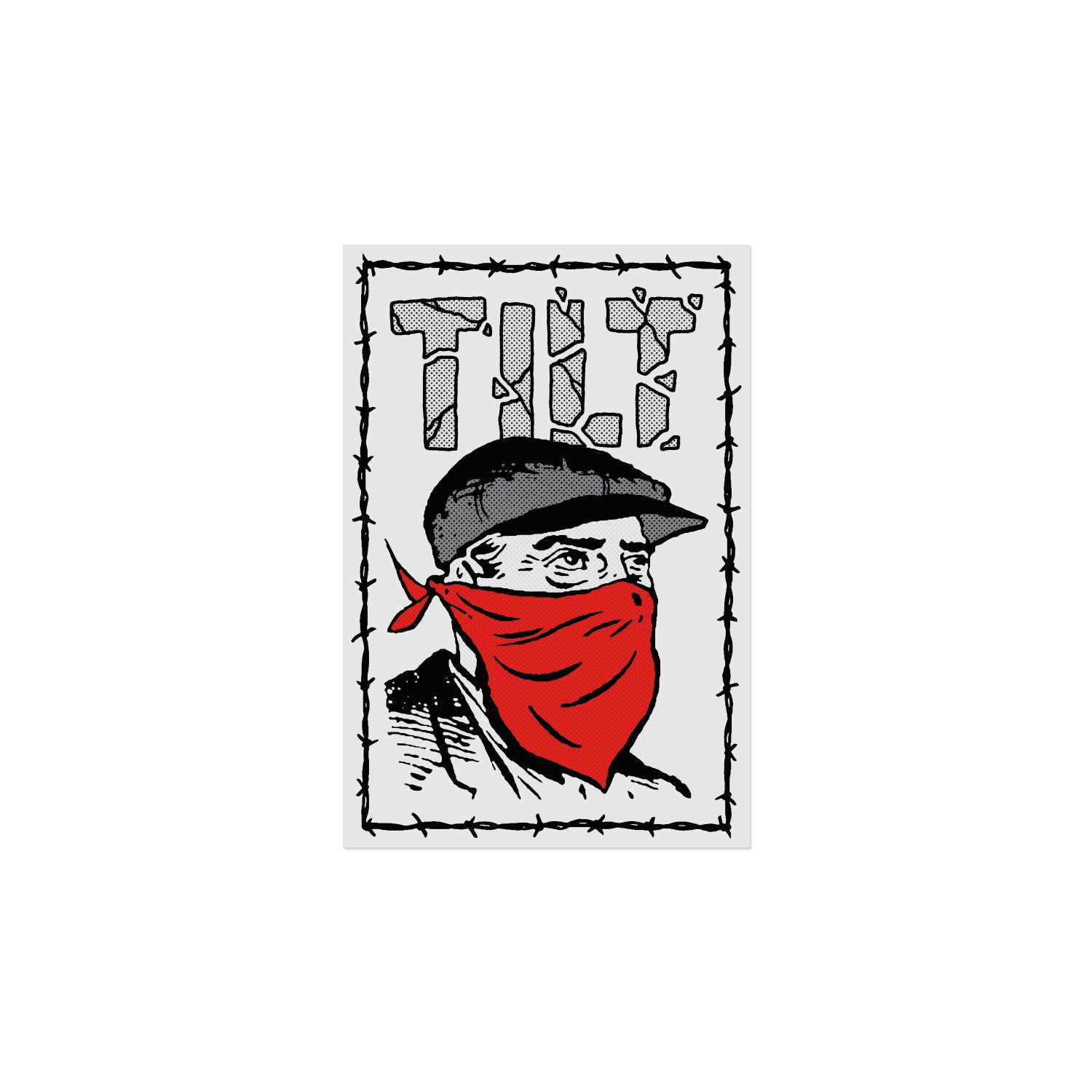 tilt-stage-iii-bandit-sticker-red-aufkleber-70x104-mm image 1