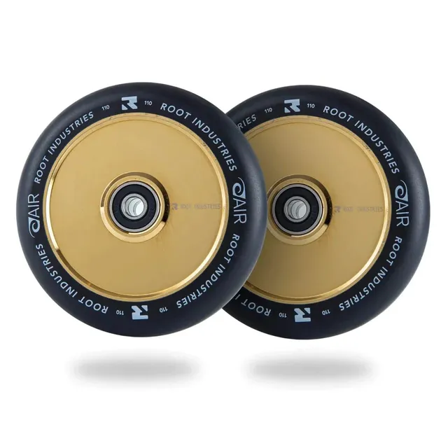 root-industries-air-110mm-stunt-scooter-rollen-black-gold-rush image 1