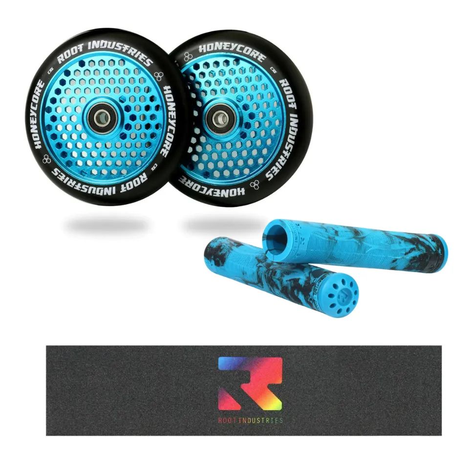 root-industries-honeycore-110mm-upgrade-pack-blau-scooter-rollen image 1