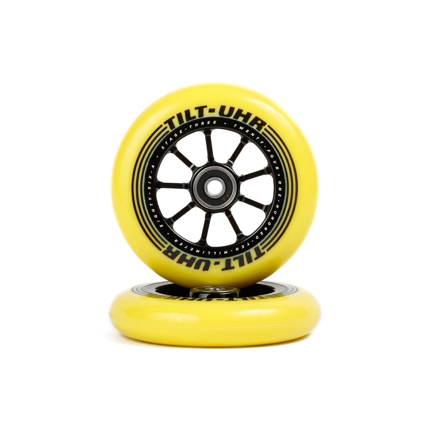 tilt-uhr-wheels-scooter-rollen-gelb-24x110mm-86a image 1