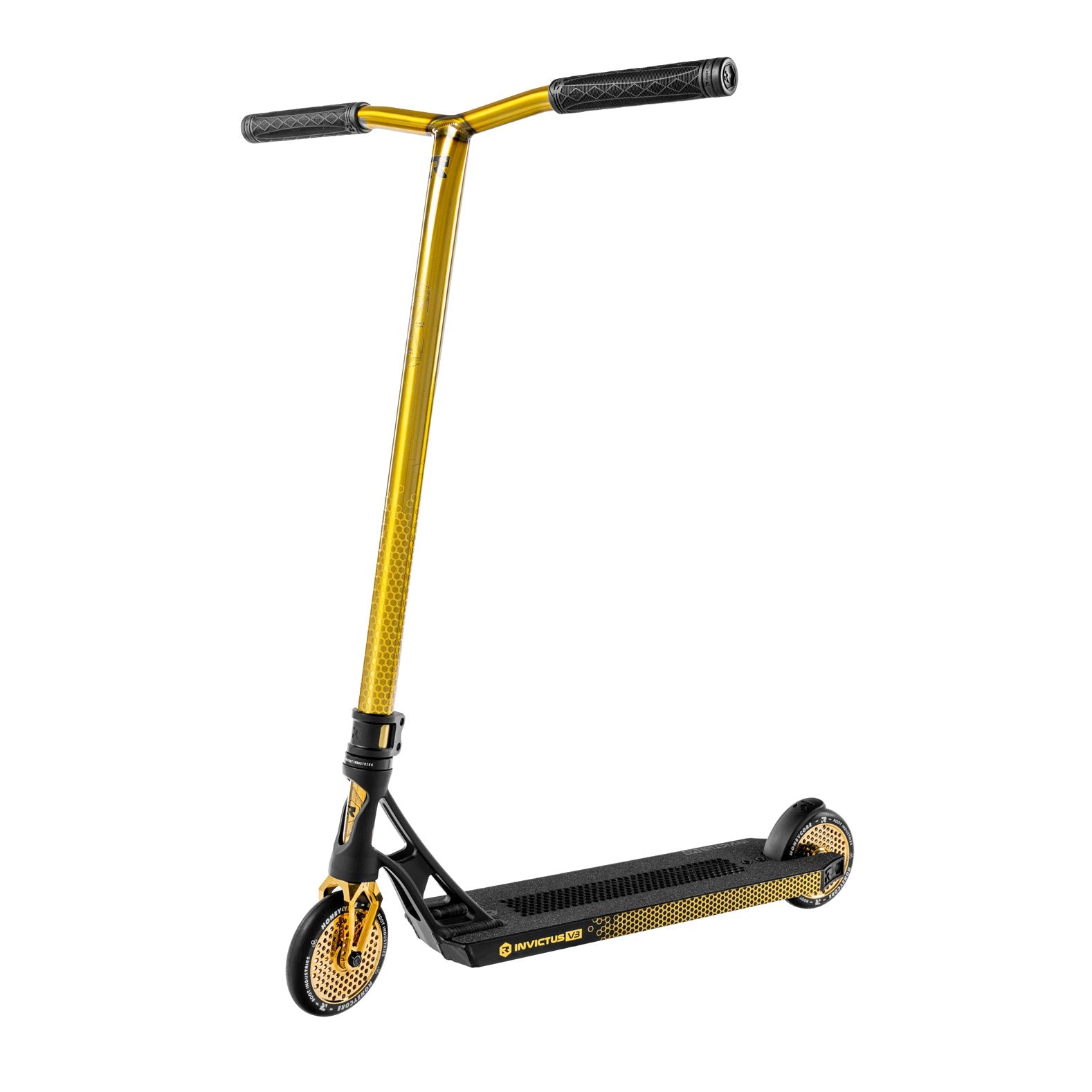 root-industries-invictus-v3-pro-scooter-burnt-gold-komplett image 1