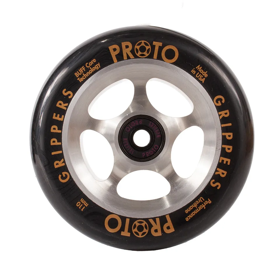 proto-grippers-classic-scooter-rollen-110mm-black-raw image 1