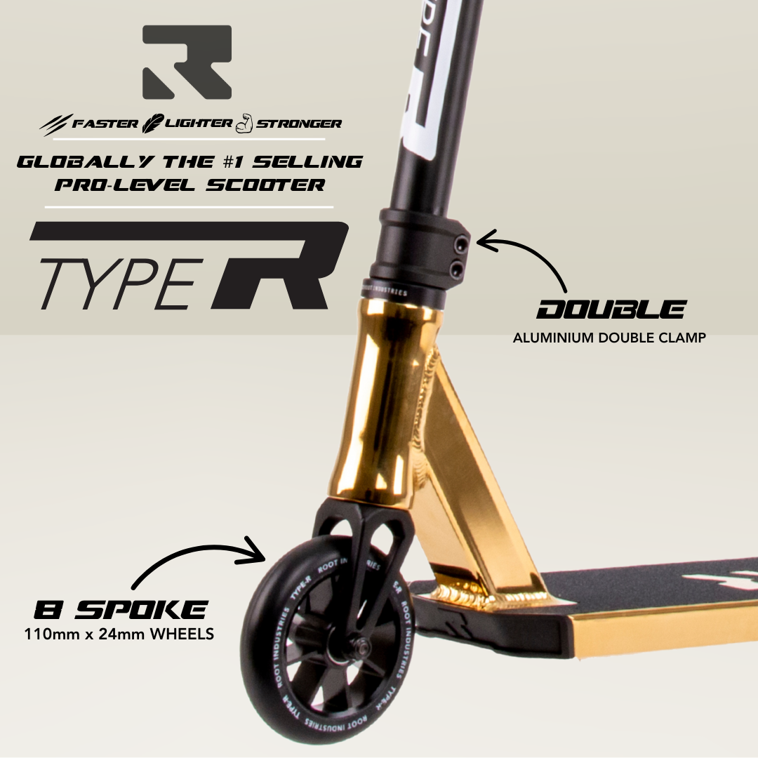 root-industries-type-r-pro-scooter-stunt-scooter-gold-rush image 7