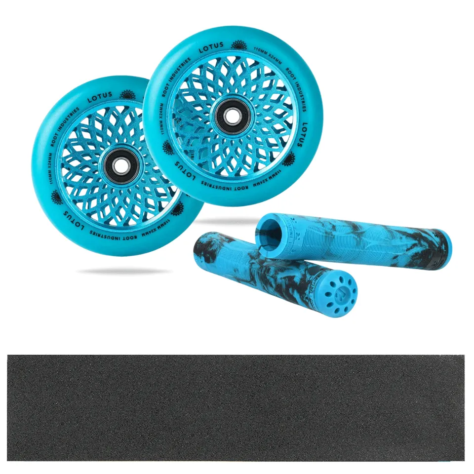 root-industries-lotus-110mm-upgrade-pack-scooter-rollen-blau image 1
