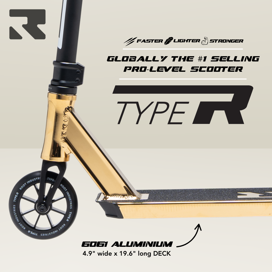 root-industries-type-r-pro-scooter-stunt-scooter-gold-rush image 6